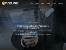 Tablet Screenshot of excentone.com